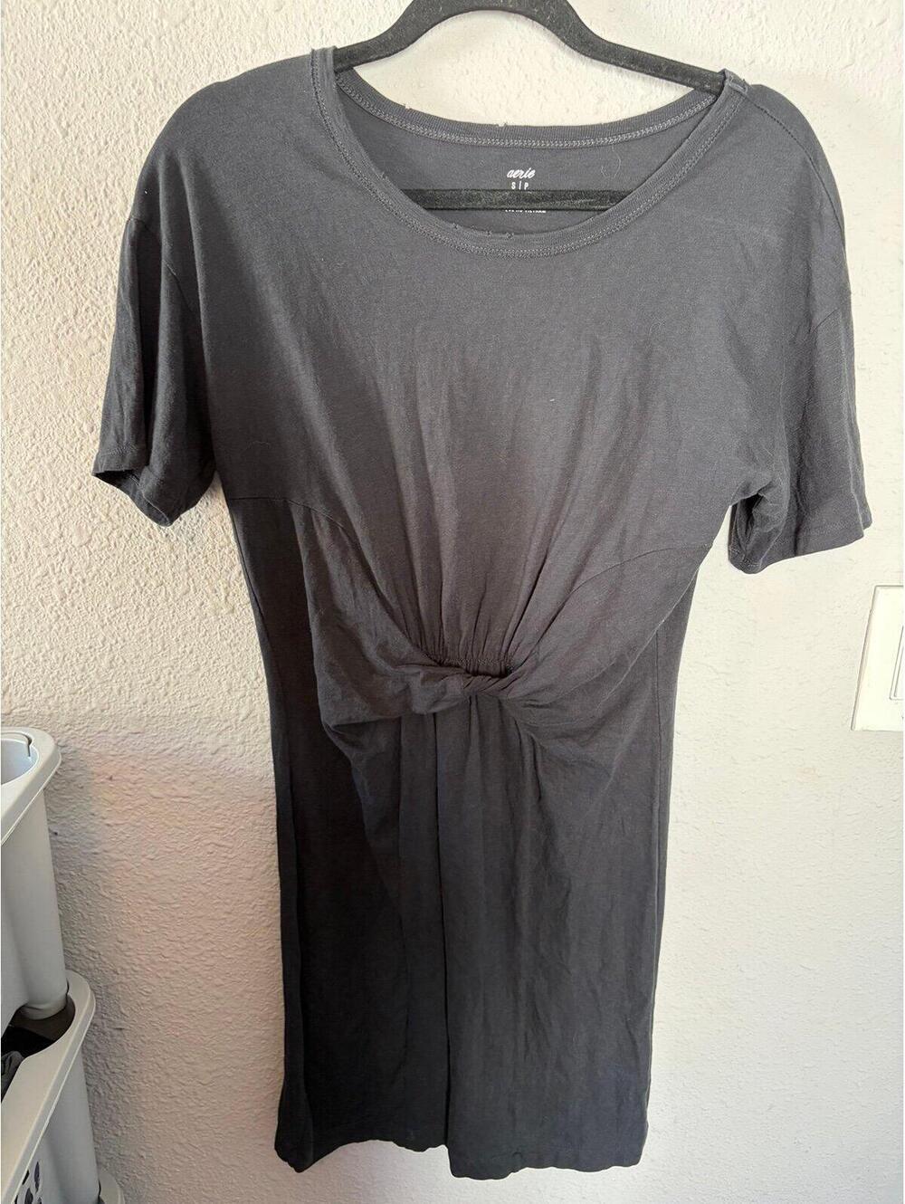 Aerie grey tshirt dress size S. One spot on the back